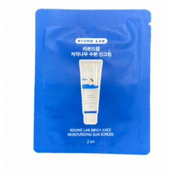 [ROUND LAB] Крем увлажняющий солнцезащитный Birch Juice Moisturizing Sunscreen SPF 50+ Pa++++, 2 мл