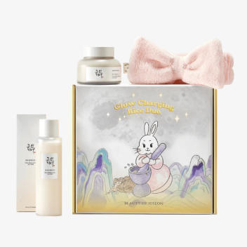 [BEAUTY OF JOSEON] Набор лимитированный (тонер, маска и повязка для умывания) Glow Charging Rice Duo