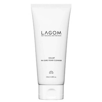 [LAGOM] Пенка для лица очищающая слабокислотная CELLUP PH CURE FOAM CLEANSER, 120 мл