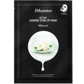 [JMSOLUTION] Тканевая маска для ровного тона с жасмином Active Jasmin Tone Up Mask, 30 мл
