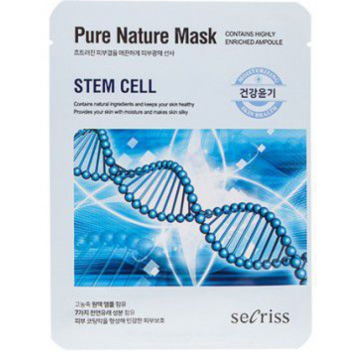 ANSKIN Маска для лица тканевая Secriss Pure Nature Mask Pack- Stem cell, 25 мл