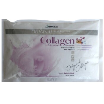[ANSKIN] Маска альгинатная с коллагеном укрепляющая (пакет) Collagen Modeling Mask, 240 гр