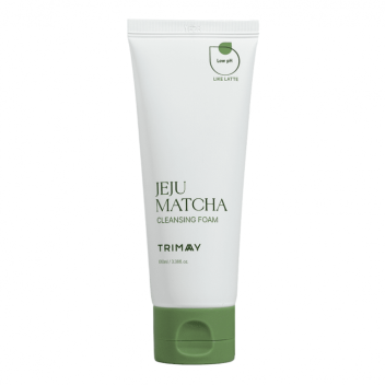 [TRIMAY] Слабокислотная пенка для умывания с чаем матча Jeju Matcha Low pH Cleansing Foam, 100 мл