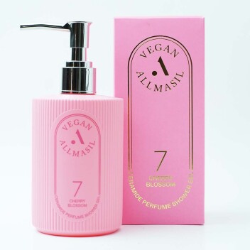 [ALLMASIL] Гель для душа с ароматом вишни 7 CERAMIDE PERFUME SHOWER GEL Cherry Blossom, 300 мл