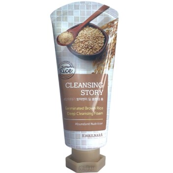 [WELCOS] Пенка для умывания отшелушивающая Cleansing Story Foam Cleansing (Germinated Brown Rice), 120 мл
