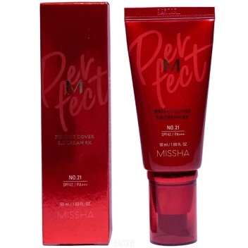 [MISSHA] ББ крем с максимальной кроющей способностью тон 21 Perfect Cover BB Cream, 50 мл