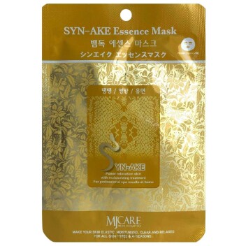 [MJCARE] Маска тканевая для лица Змеиный яд Syn-Ake Essence Mask, 23 мл