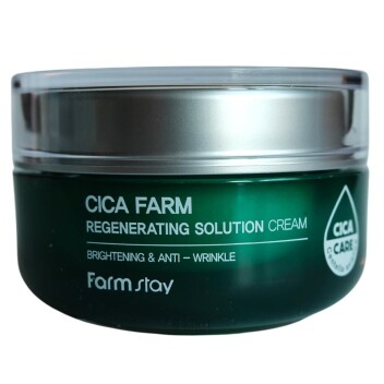 [FARM STAY] Восстанавливающий крем для лица с центеллой азиацкой Cica Farm Regenerating Solution Cream, 50 мл