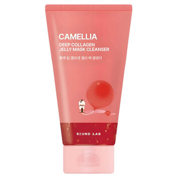 [ROUND LAB] Гель-маска для очищения кожи c камелией Camellia Deep Collagen Jelly Mask Cleanser, 150 мл