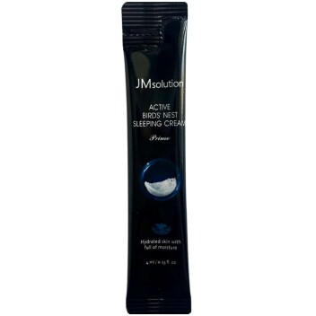 [JMSOLUTION] Ночной крем с ласточкиным гнездом Active Bird’s Nest Sleeping Cream, 4 мл