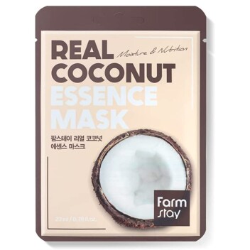 [FARM STAY] Маска тканевая для лица с экстрактом кокоса Real Coconut Essence Mask, 23 мл