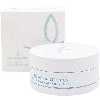 [BEAUUGREEN] Гидрогелевые патчи для глаз увлажняющие с корралом Coral & Aqua Hydrogel Eye Patch, 60 шт