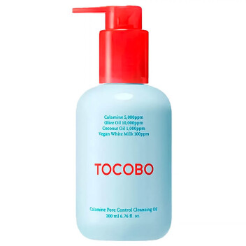 [TOCOBO] Масло гидрофильное очищающее с каламином Calamine pore Control Cleansing Oil, 200 мл