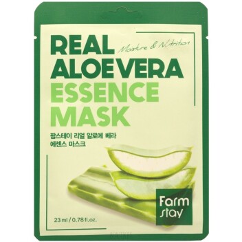 [FARM STAY] Тканевая маска с экстрактом Алое Real Aloe Essence Mask, 23 мл