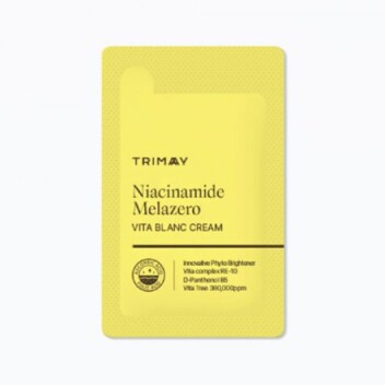 [TRIMAY] Витаминный крем для борьбы с пигментацией (пробник) Niacinamide Melazero Vita Blanc Cream, 1 мл