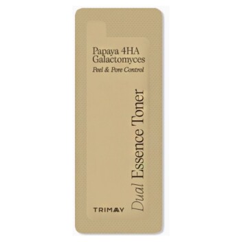 [TRIMAY] Пилинг-тонер с экстрактом папайя ПРОБНИК Papaya 4HA Galactomyces Peel&Pore Control Toner, 1 мл