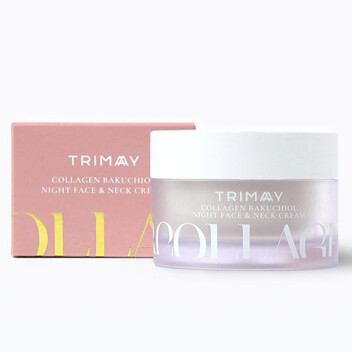 [TRIMAY] Ночной крем для кожи лица и шеи с коллагеном и бакучиолом Collagen Bakuchiol Night Face & Neck Cream, 50 мл