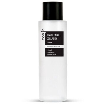 [COXIR] Антивозрастной тонер для сухой кожи с коллагеном и черной улиткой Black Snail Collagen Toner , 150 мл