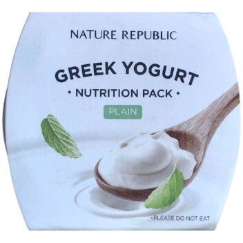 [NATURE REPUBLIC] Маска йогуртовая питательная Greek Yogurt Natrition Pack Plain, 130 мл