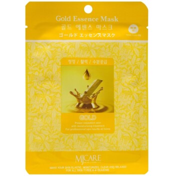 [MJCARE] Маска тканевая для лица золото Gold Essence Mask, 23 гр