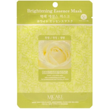 [MJCARE] Тканевая маска для лица осветляющая Brightening Essence Mask, 23 гр