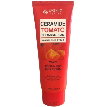 [EYENLIP] Пенка для умывания с томатом CERAMIDE TOMATO CLEANSING FOAM, 100 мл