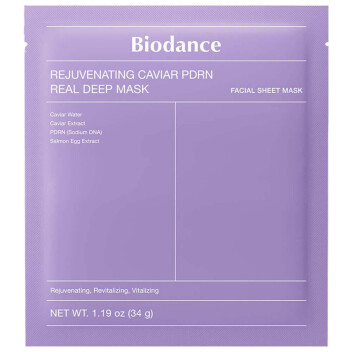[BIODANCE] Ночная гидрогелевая маска с ПДРН и икрой Rejuvenating Caviar PDRN Real Deep Mask, 34 г