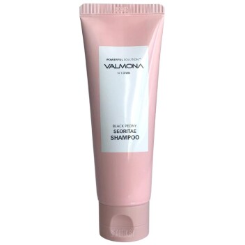 [VALMONA] Шампунь для волос ЧЕРНЫЙ ПИОН/БОБЫ Powerful Solution Black Peony Seoritae Shampoo, 100 мл