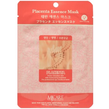 [MJCARE] Маска тканевая для лица Плацента Placenta Essence Mask, 23 гр