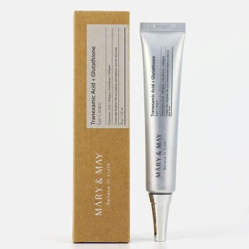 [MARY & MAY] Крем для глаз против тёмных кругов с глутатионом TRANEXAMIC ACID Glutathione Eye Cream, 30 гр
