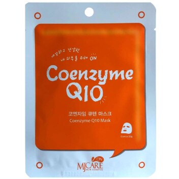 [MJCARE] Тканевая маска для лица коэнзим 10 Coenzyme Care Mask, 22 гр