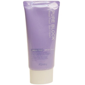 [A’PIEU] Ультрастойкий солнцезащитный крем Pure Block Water Proof Natural Sun Cream SPF50+/PA+++, 50 мл