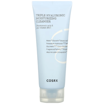 [COSRX] Пенка для лица увлажняющая Hydrium Triple Hyaluronic Moisturizing Cleanser, 150 мл