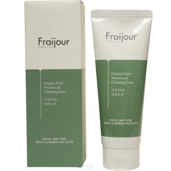 [FRAIJOUR] Пенка для умывания РАСТИТЕЛЬНЫЕ ЭКСТРАКТЫ Original Herb Wormwood Cleansing Foam, 150 мл