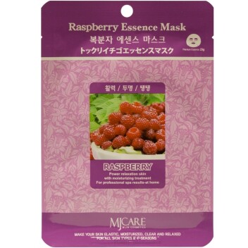 [MJCARE] Маска тканевая для лица Малина Raspberry Essence Mask, 23 гр