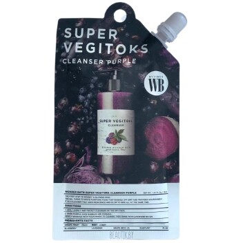 [WONDER BATH] Очищающая детокс-пенка фиолетовая Super Vegitoks Cleanser Purple, 30 мл
