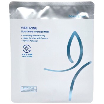 [BEAUUGREEN] Маска-патч гидрогелевая с глутатионом Glutathione Hydrogel Mask, 30 гр