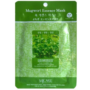 [MJCARE] Маска тканевая для лица полынь Mugwort Essence Mask, 23 гр