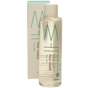 [OTTIE] Пилинг-тонер Soak Out PHA Toner Peeling, 210 мл