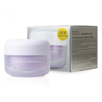 FACE REVOLUTION Крем для лица с керамидами и экстрактом кактуса CACTUS CERAMIDE INTENSIVE NUTRITION CREAM, 50 мл