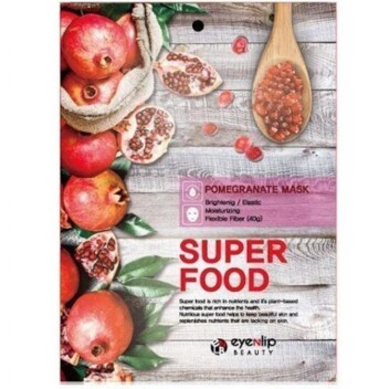 [EYENLIP] Тканевая маска с гранатом Super Food Pomegranate Mask, 23 мл