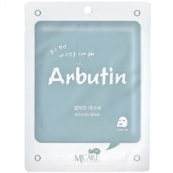 [MJCARE] Маска тканевая для лица с арбутином on Arbutin Mask Pack, 22 гр
