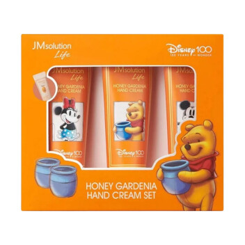 [JMSOLUTION] Подарочный набор кремов для рук LIFE HONEY GARDENIA HAND CREAM SET DISNEY, 3 шт * 50 мл