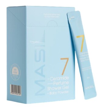 [MASIL] Гель для душа парфюмированный с керамидами в стиках 7 CERAMIDE PERFUME SHOWER GEL STICK POUCH (BABY POWDER), 8 мл