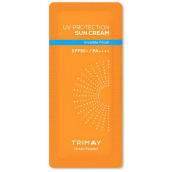 [TRIMAY] Солнцезащитный крем с коллагеном и аминокислотами ПРОБНИК UV Protection Sun Cream SPF50+ PA++++, 2 мл