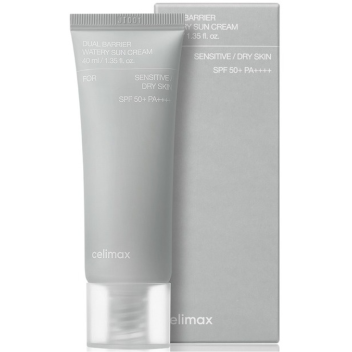 [CELIMAX] Крем для лица солнцезащитный с комплексом церамидов Dual Barrier Watery Sun Cream SPF 50+ PA++++, 40 мл