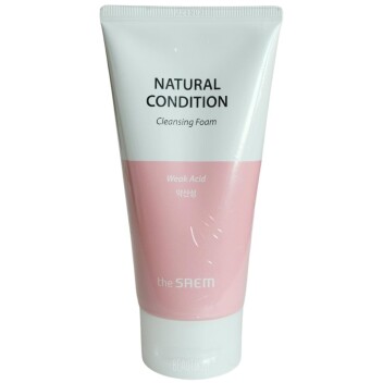 [THE SAEM] Пенка для чувствительной кожи Natural Condition Cleanser Foam Week Acid, 150 мл