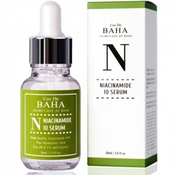 [COS DE BAHA] Сыворотка с ниацинамидом N Niacinamide 10% Zinc 1% Serum, 30 мл