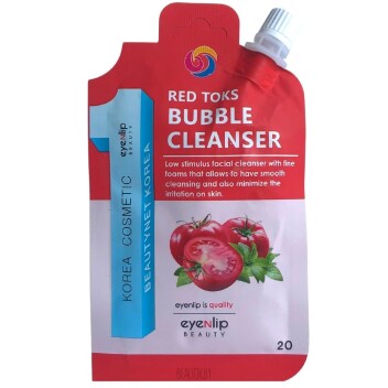 [EYENLIP] Пенка для умывания POCKET RED TOKS BUBBLE CLEANSER, 20 мл