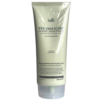 [LA’DOR] Маска для кожи головы с чайным деревом Tea Tree Scalp Clinic Hair Pack, 200 мл